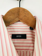 Load image into Gallery viewer, Boss Hugo Boss Men&#39;s Striped Button-Up Shirt | 15.5 39 | Pink
