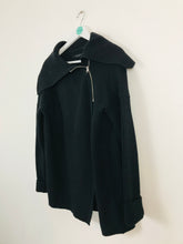 Load image into Gallery viewer, AllSaints Women’s Asymmetric Collar Knit Cardigan | M | Black
