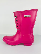 Load image into Gallery viewer, Hunter Women&#39;s Rain Boots | UK7 | Pink

