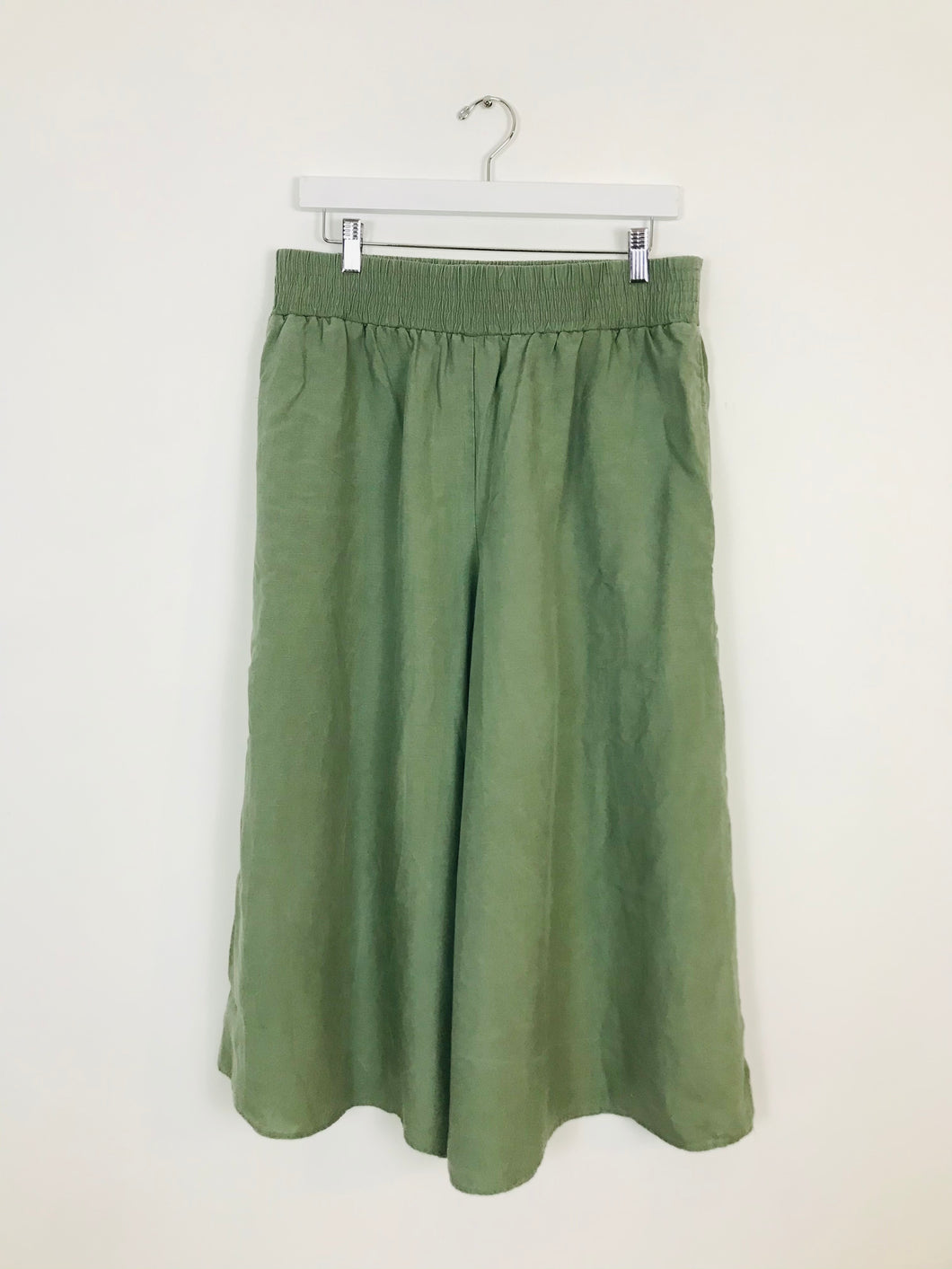 French Connection Women’s Wide Leg Culottes | UK14 | Green