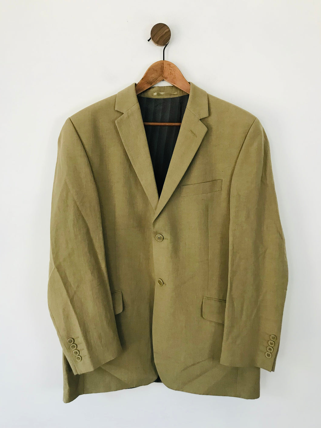 Daniel Hechter Men's Silk Smart Blazer Jacket | 40 | Beige
