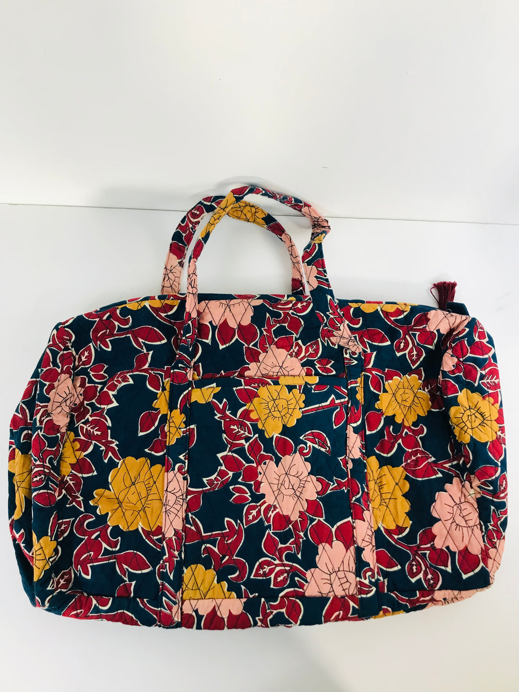 Jamini x Cyrillus Women's Cotton Floral Tote Bag | OS | Multicoloured