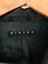 Load image into Gallery viewer, Sisley Women&#39;s Smart Longline Wool Blazer Jacket | 42 UK14 | Grey
