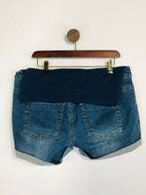 Load image into Gallery viewer, Bandia Women&#39;s Maternity Hot Pants Shorts | UK14 | Blue

