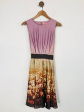 Load image into Gallery viewer, Ted Baker Women&#39;s Silk Iridescent A-Line Dress | 2 UK10 | Multicolour

