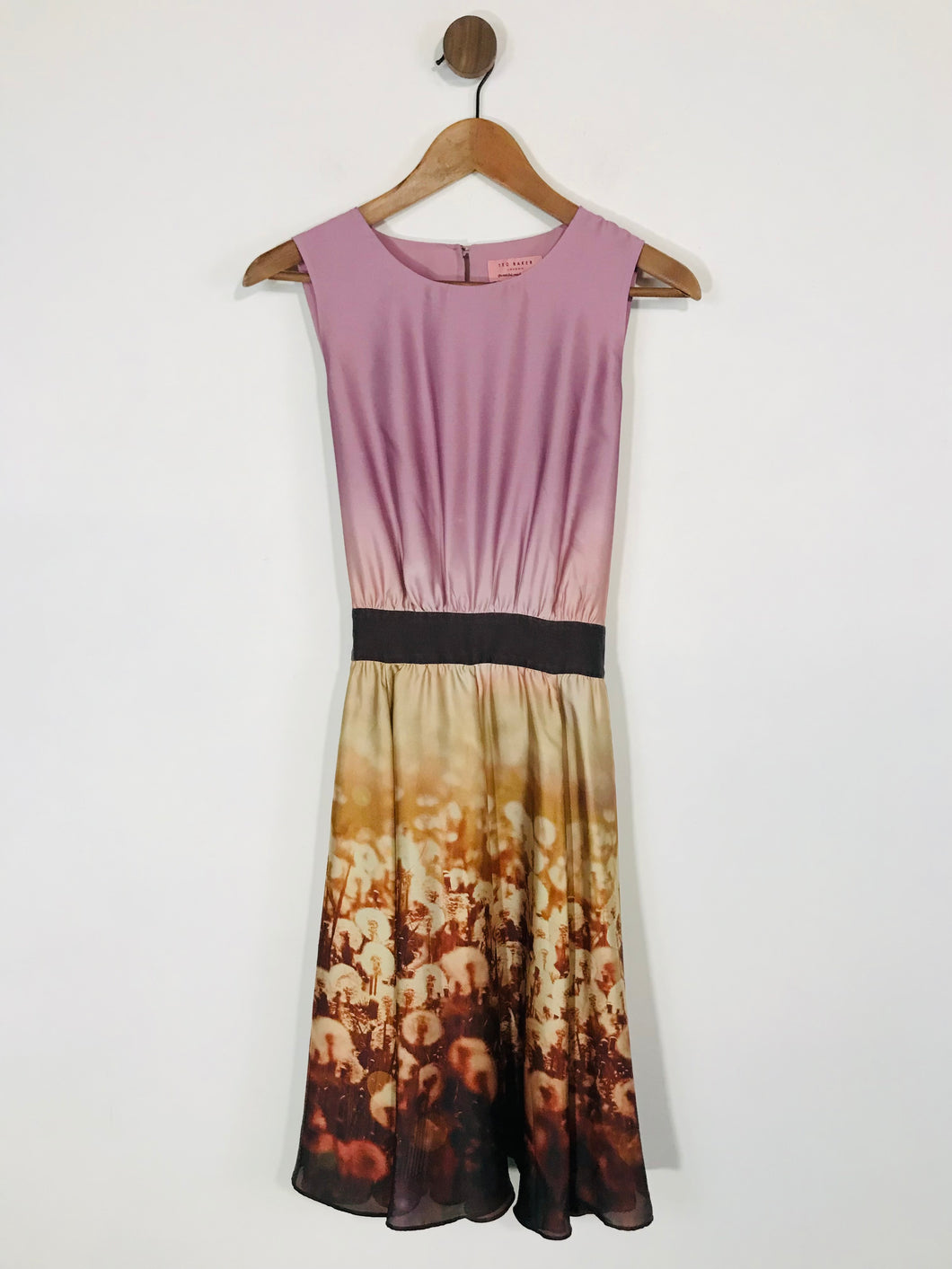 Ted Baker Women's Silk Iridescent A-Line Dress | 2 UK10 | Multicolour