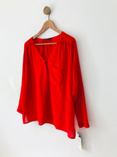 Load image into Gallery viewer, Zara Women&#39;s Button-Up Shirt NWT | L UK14 | Red
