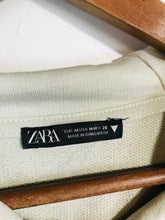 Load image into Gallery viewer, Zara Women&#39;s Sweatshirt Hooded Shirt Dress | M UK10-12 | Beige

