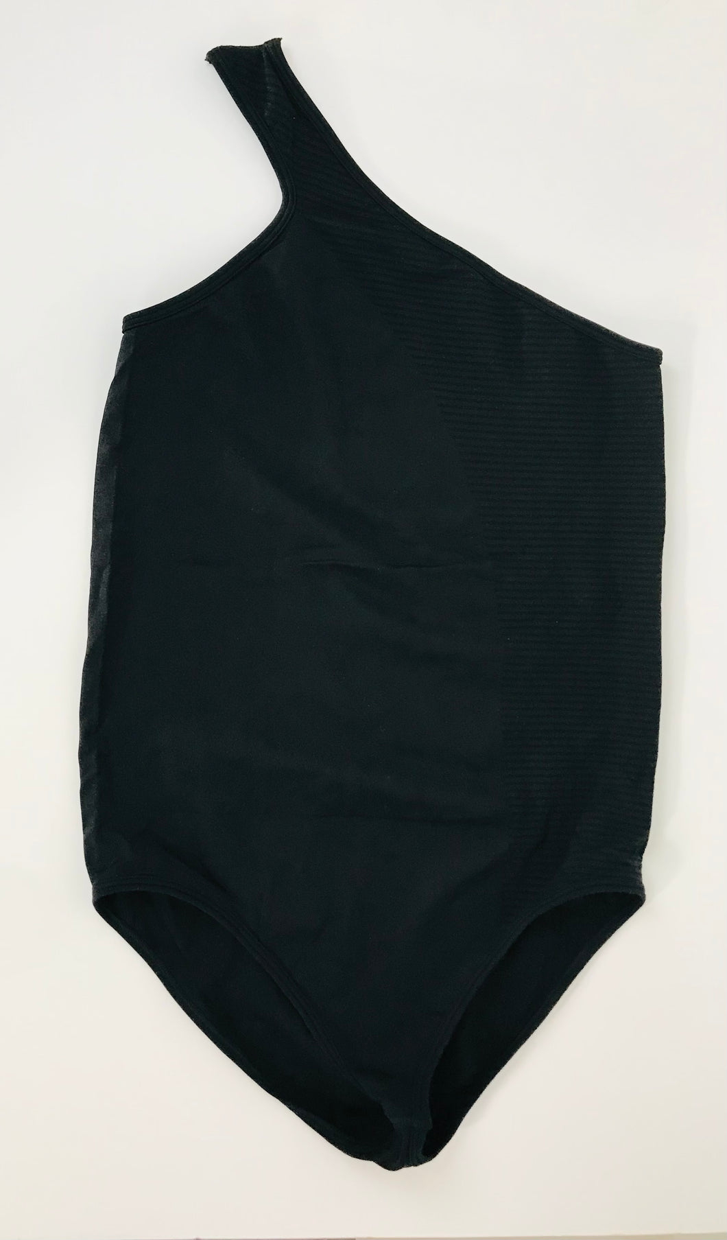 Whistles Women's One Shoulder Sports Leotard | M/L UK12-14 | Black