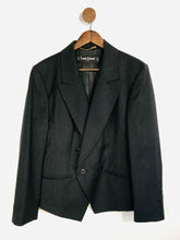 Load image into Gallery viewer, Louis Feraud Women&#39;s Wool Smart Blazer Jacket | EU40 UK12 | Black
