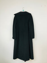 Load image into Gallery viewer, Max Mara Womens Longline Wool Overcoat | UK14 | Black
