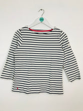 Load image into Gallery viewer, Joules Women’s Stripe 3/4 Length Sleeve Tshirt | UK10 | White
