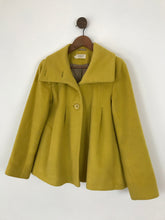 Load image into Gallery viewer, Toast Women’s Pleated Wool Blend Pea Coat | UK8 | Yellow
