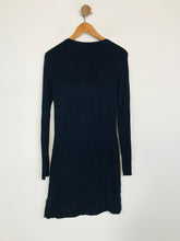 Load image into Gallery viewer, Seraphine Women&#39;s Knit Long Sleeve A-Line Dress | UK6 | Blue
