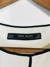 Load image into Gallery viewer, Zara Women&#39;s Paneled Blouse | XS UK6-8 | White
