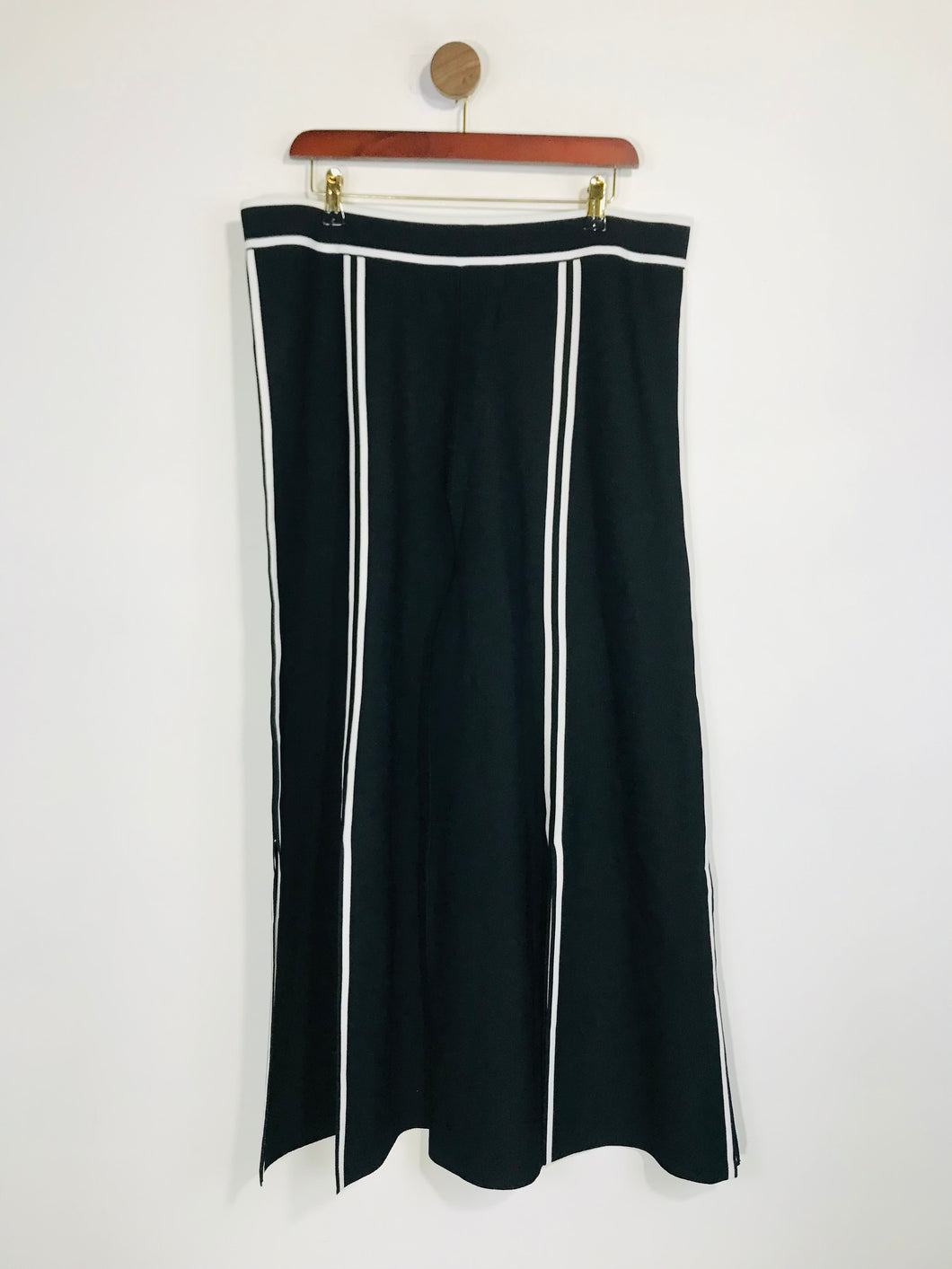Joseph Ribkoff Women's Striped Culottes Trousers NWT | XL UK16 | Black