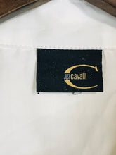 Load image into Gallery viewer, Just Cavalli Men&#39;s Lightweight Button-Up Shirt | XL | White
