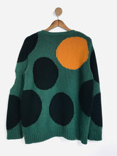 Load image into Gallery viewer, Chinti &amp; Parker Women&#39;s Wool Polka Dot Jumper | M UK10-12 | Green
