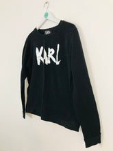 Load image into Gallery viewer, Karl Lagerfeld Women’s Sweatshirt Jumper | L | Black
