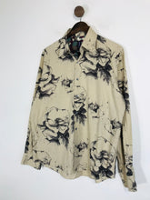 Load image into Gallery viewer, 1 Like No Other Men&#39;s Cotton Floral Button-Up Shirt | 3 | Beige
