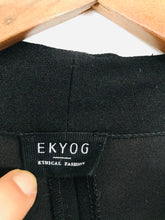 Load image into Gallery viewer, Ekyog Women’s Short Sleeve Wrap Dress | UK10 EU38 | Black
