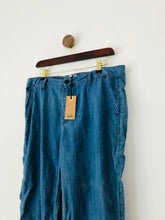 Load image into Gallery viewer, Hush Women&#39;s Relaxed Chambray Trousers NWT | UK12 | Blue
