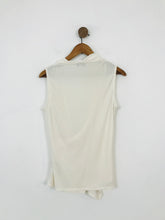 Load image into Gallery viewer, Somerset by Alice Temperley Women&#39;s Wrap Tank Top | UK14 | White
