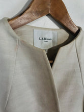 Load image into Gallery viewer, L.K Bennett Women&#39;s Linen Blazer Jacket | UK10 | White
