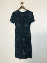 Load image into Gallery viewer, Jigsaw Women&#39;s Polka Dot Pleated Midi Dress | UK8 | Blue
