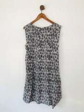 Load image into Gallery viewer, White Stuff Women&#39;s Silk Draped A-Line Dress | UK14 | Grey
