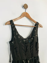 Load image into Gallery viewer, Twenty8Twelve Women&#39;s Silk Pleated A-Line Dress NWT | UK8 | Brown
