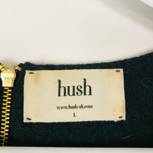 Load image into Gallery viewer, Hush Womens Short Sleeve Wool Top | L UK14 | Dark Grey
