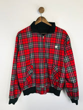 Load image into Gallery viewer, Long Clothing Men&#39;s Reversible plaid Bomber Jacket | M | Black
