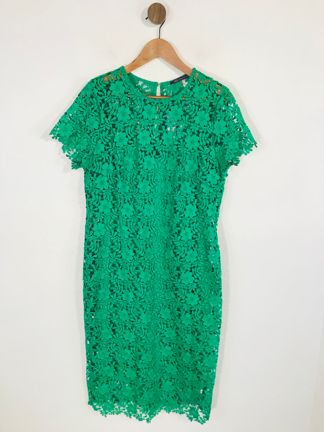 M&S Collection Women's Lace Shift Dress NWT | UK16 | Green
