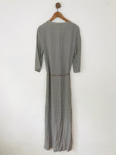 Load image into Gallery viewer, Maison Scotch Women&#39;s Check Shirt Maxi Dress | 2 UK8 | Black
