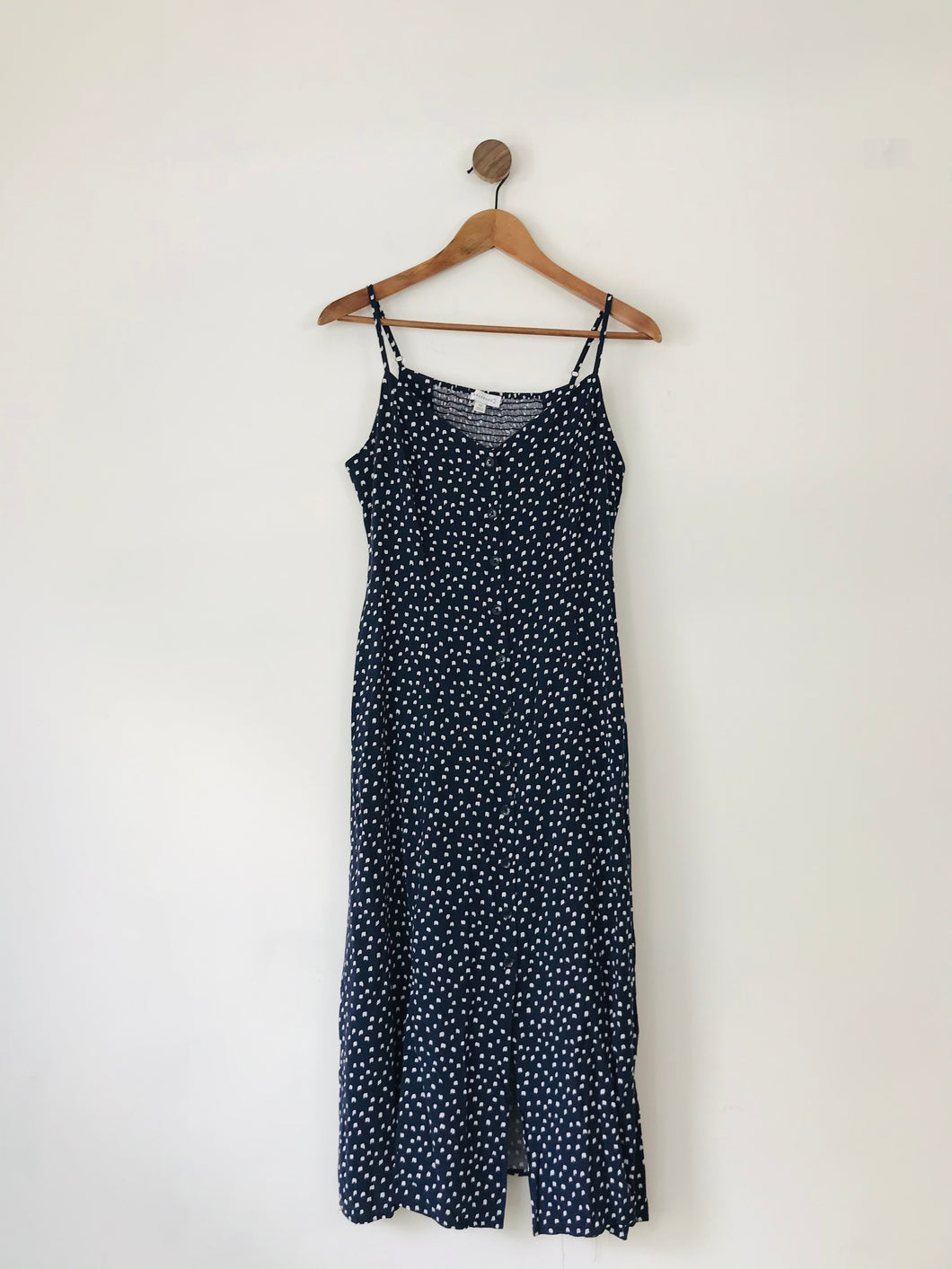 Warehouse Women’s Button-Up Midi Dress | UK12 | Blue