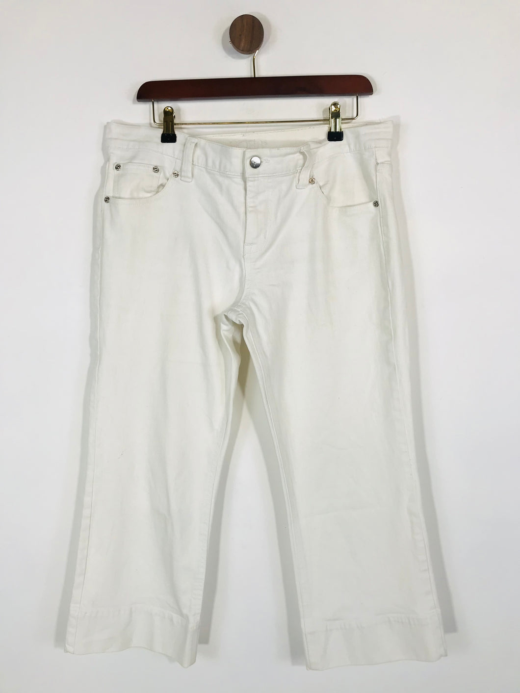 Hobbs Women's Cotton Straight Jeans | UK14  | White
