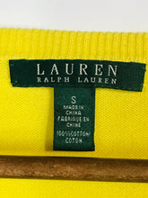 Load image into Gallery viewer, Ralph Lauren Women&#39;s Cotton Asymmetrical Button-up T-Shirt | S UK8 | Yellow
