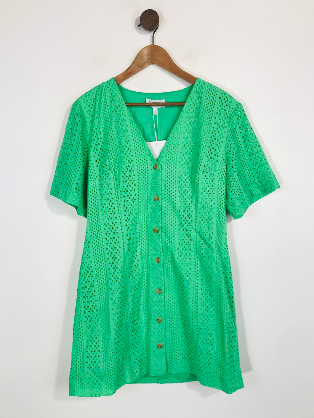 & Other Stories Women's Cotton Mini Dress NWT | 40 UK14 | Green