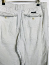 Load image into Gallery viewer, Hugo Boss Men&#39;s Linen Casual Trousers | IT46 UK32 | Beige
