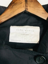 Load image into Gallery viewer, Zara Women&#39;s Trench Coat | XS UK6-8 | Black
